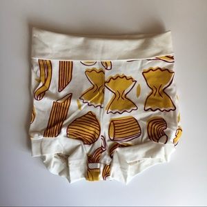 Hand Screenprinted Pasta Shorties